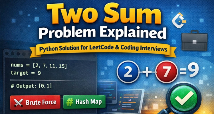 Two Sum Problem: Python Solution for LeetCode & Coding Interviews